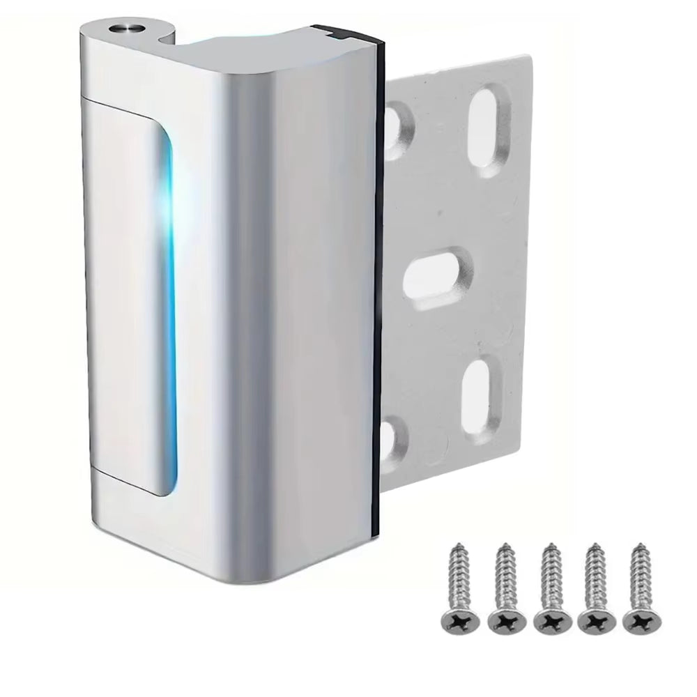Premium Aluminum Alloy Home Security Door Lock - Childproof Anti-Theft Reinforcement Lock with 3-Inch Stop