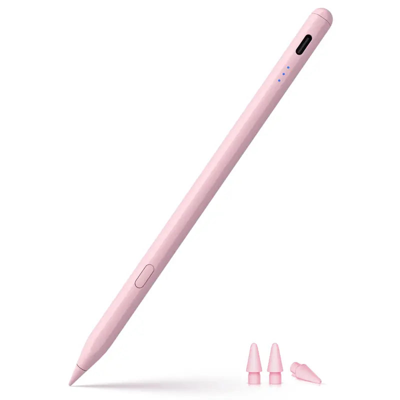 Ipad Pencil Stylus Pen for Ipad 2018-2025, USB-C port, Bluetooth Button, Compatible with All Ipad Models Tech Gadgets