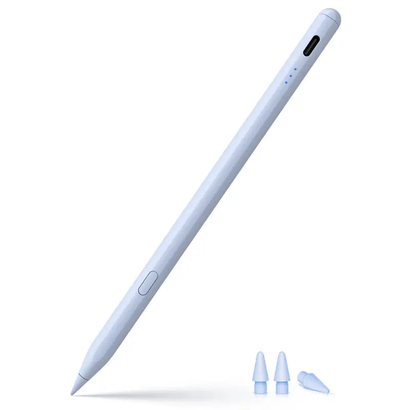 Ipad Pencil Stylus Pen for Ipad 2018-2025, USB-C port, Bluetooth Button, Compatible with All Ipad Models Tech Gadgets