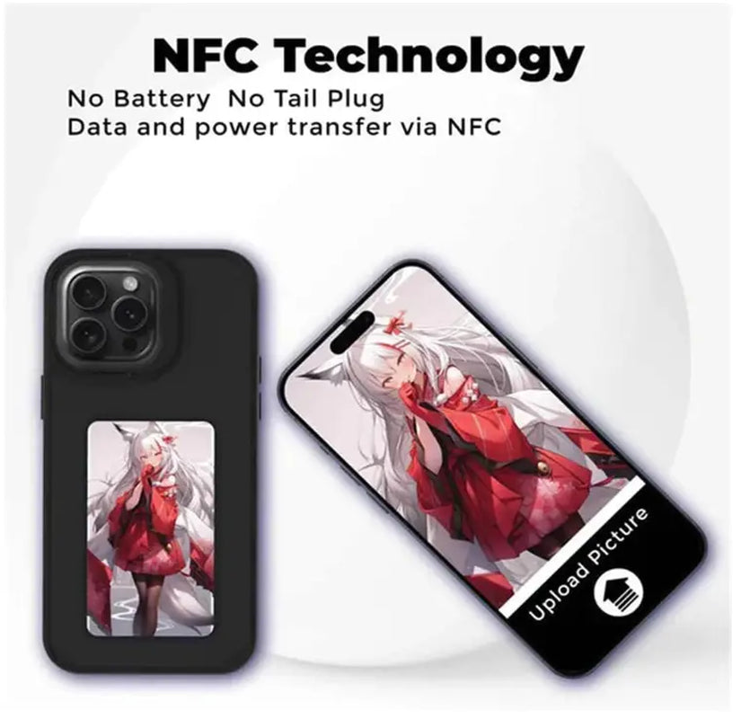 Smart Ink Screen Phone Case for Iphone, without Any Battery Consumption, Support DIY Display