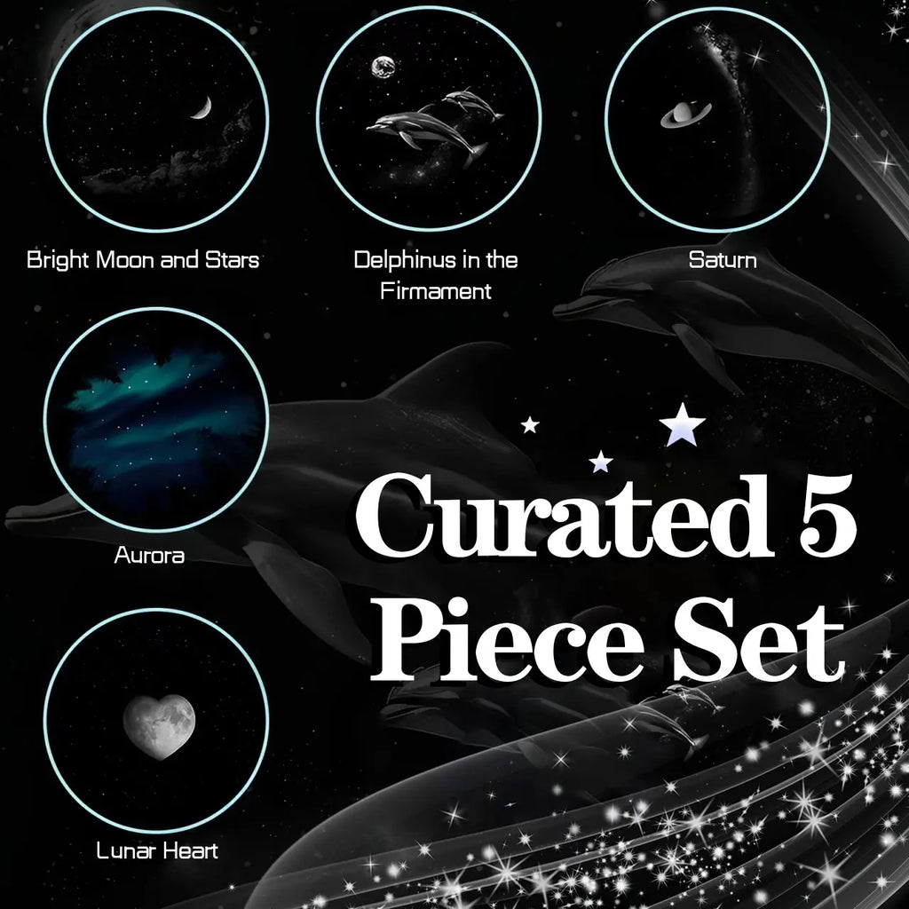2-in-1 USB Galaxy Projector Night Light - Stunning Starry Sky Atmosphere for Home, Rechargeable & Compact Design!