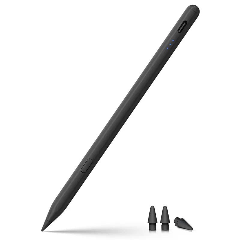 Ipad Pencil Stylus Pen for Ipad 2018-2025, USB-C port, Bluetooth Button, Compatible with All Ipad Models Tech Gadgets